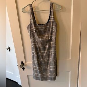 Banana Republic Plaid Mini Dress 6 Tall